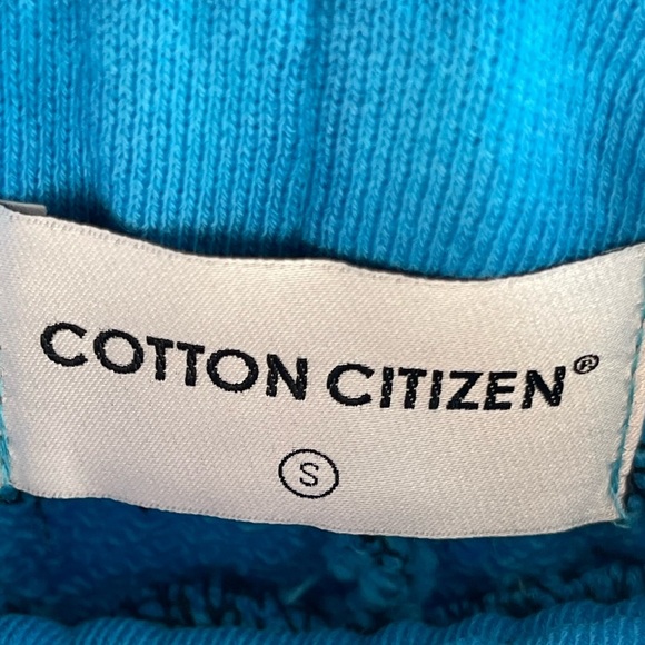 NWT Cotton Citizen 100% Cotton Vintage Blue Ombré Brooklyn Wideleg Sweatpants - Picture 4 of 7